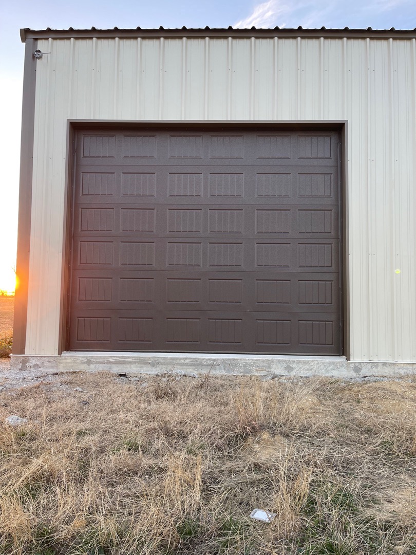 12x10 Amarr Hillcrest Wood Look Steel Garage Door