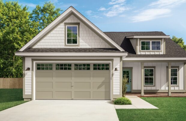 Metal Carriage Style Garage Doors from Clopay Installed by Doorvana00001