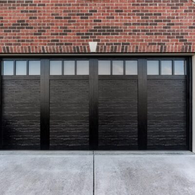 colonial style black garage door available from doorvana garage doors