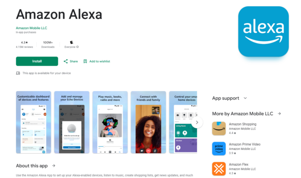 amazon alexa app