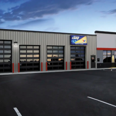 tire and auto centre with clopay extreme series garage door