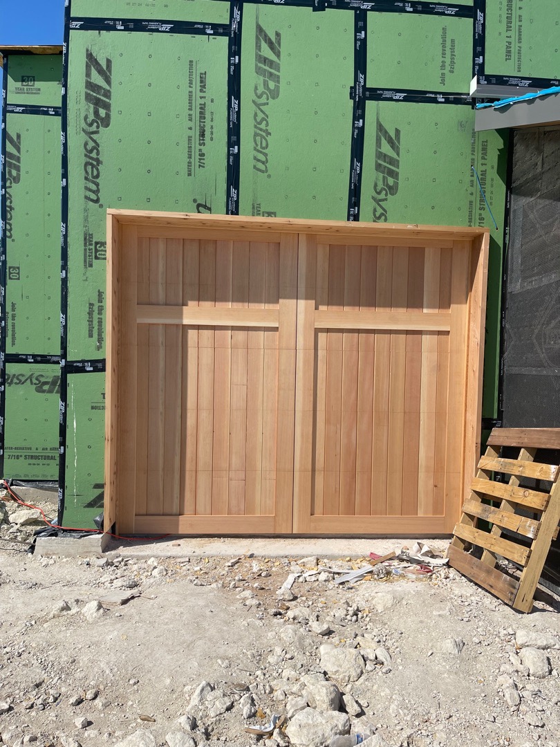 9x8 douglas fir garage door