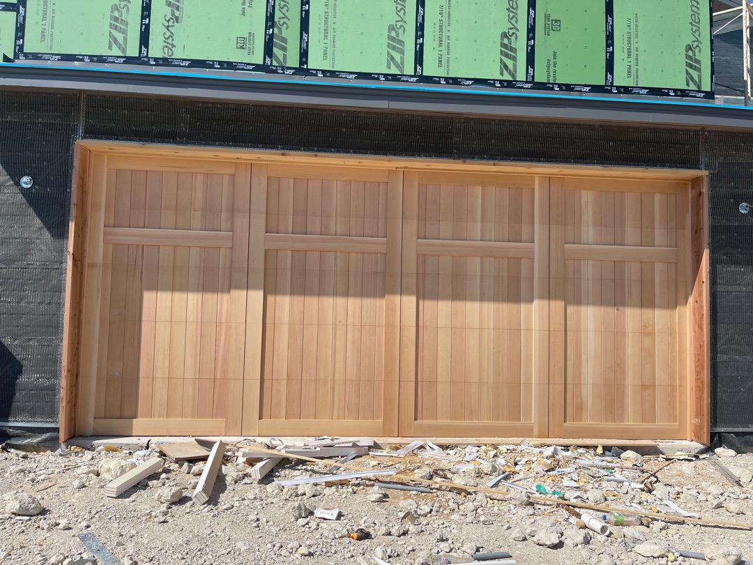 18x8 douglas fir garage door